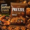 SAMJIN Мини-крендельки 70 г со вкусом морепродуктов | Хрустящая текстура, пикантный вкус морепродуктов, удобный перекус
