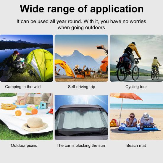Коврик для пикника, водонепроницаемый, складной, портативный, многоцелевой, алюминиевая изоляционная пена