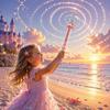Sparkling Fireworks Water Sprayer Splashing Firework Fountain Fairy Water Toy  Outdoor Summer Fun