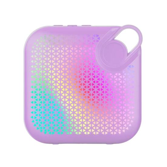 Bluetooth-совместимый динамик с разноцветной подсветкой, низкой задержкой, широкой зоной звукового эффекта, перезаряжаемый динамик, музыкальный проигрыватель