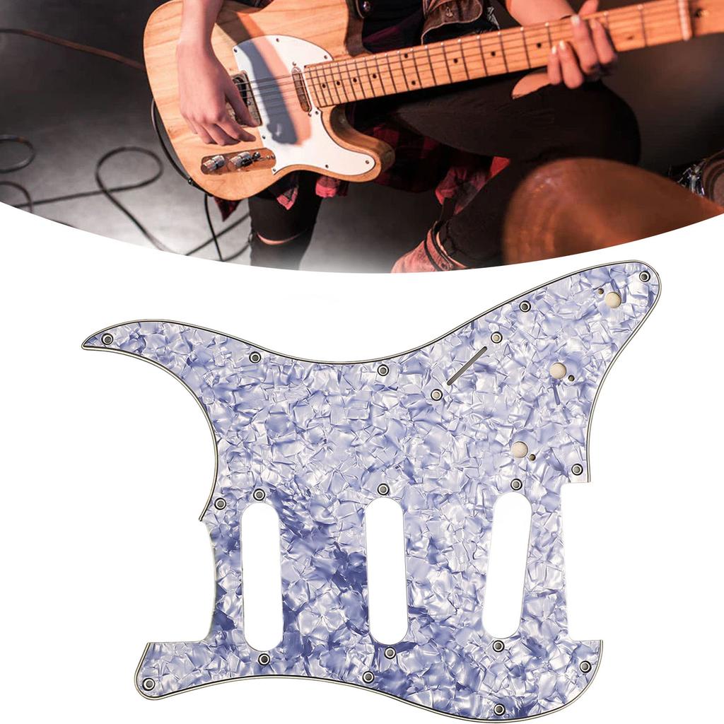Гитарный пикгард сменный алюминиевая фольга экранирование ПВХ защита от царапин гитарная защитная пластина