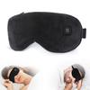 Type-C Rechargeable Cordless Hot Eye Mask with 3 Temperature Settings & Timer, Fast Heating, 100% Light Blocking, and a Washable Soft and Fluffy Cover