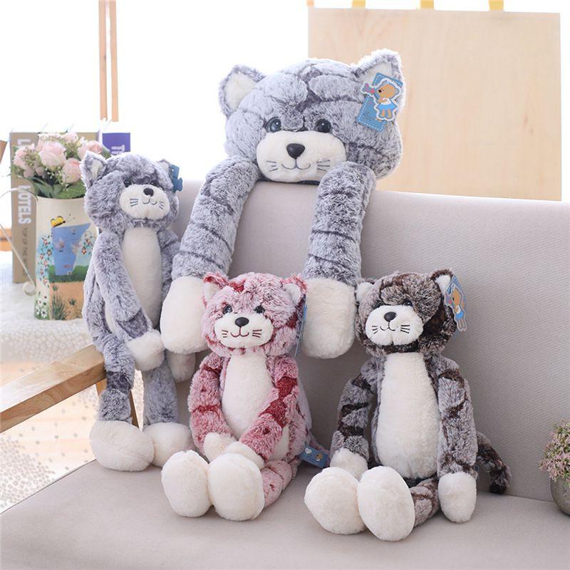 Adorable Large Cat Plush Toy Soft Cute Stuffed Doll Perfect For Christmas Gift
