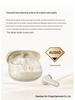 Беспроводные Bluetooth-наушники полувкладыши в форме капли воды с гальванизированным матовым прозрачным чехлом