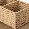 Large Capacity Storage Box Multi-Purpose Desktop Organizer Woven Storage Basket  Desktop