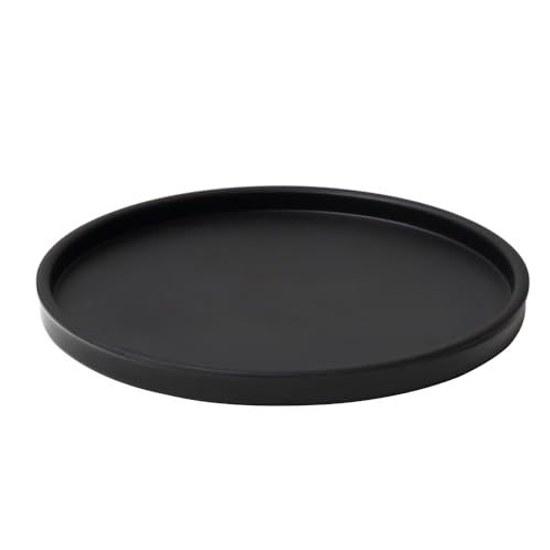 ideaco Bamboo Melamine Tableware Small Plate Flat 12cm WAMONO 12 Kuro Black 335BK