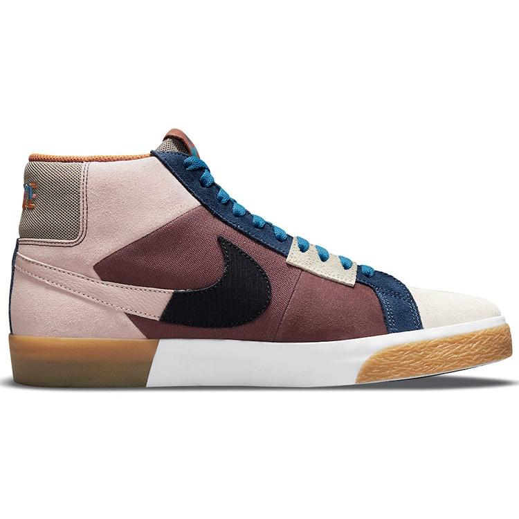 Nike Кроссовки Zoom Blazer Mid Premium SB 'Mosaic Pack - Dark Wine' Мужские DA8854-600