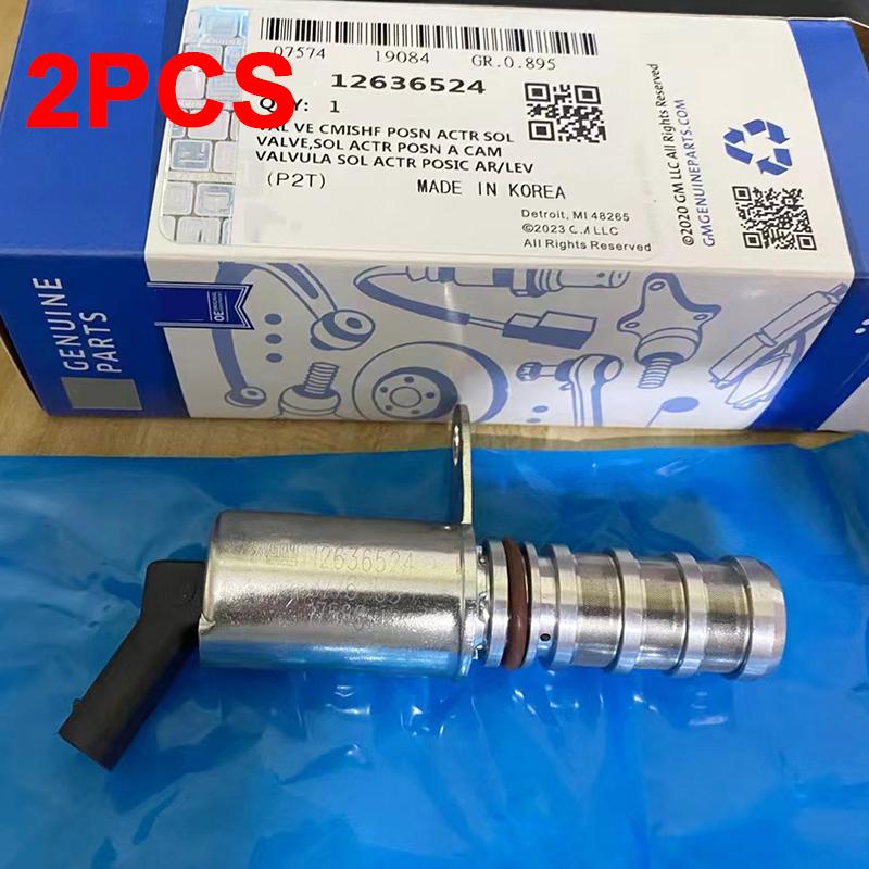 2X Engine Variable Valve Timing Solenoid For Buick Encore Chevrolet Cruze Equinox Sonic GMC Malibu Terrain OEM#12671373 12636524