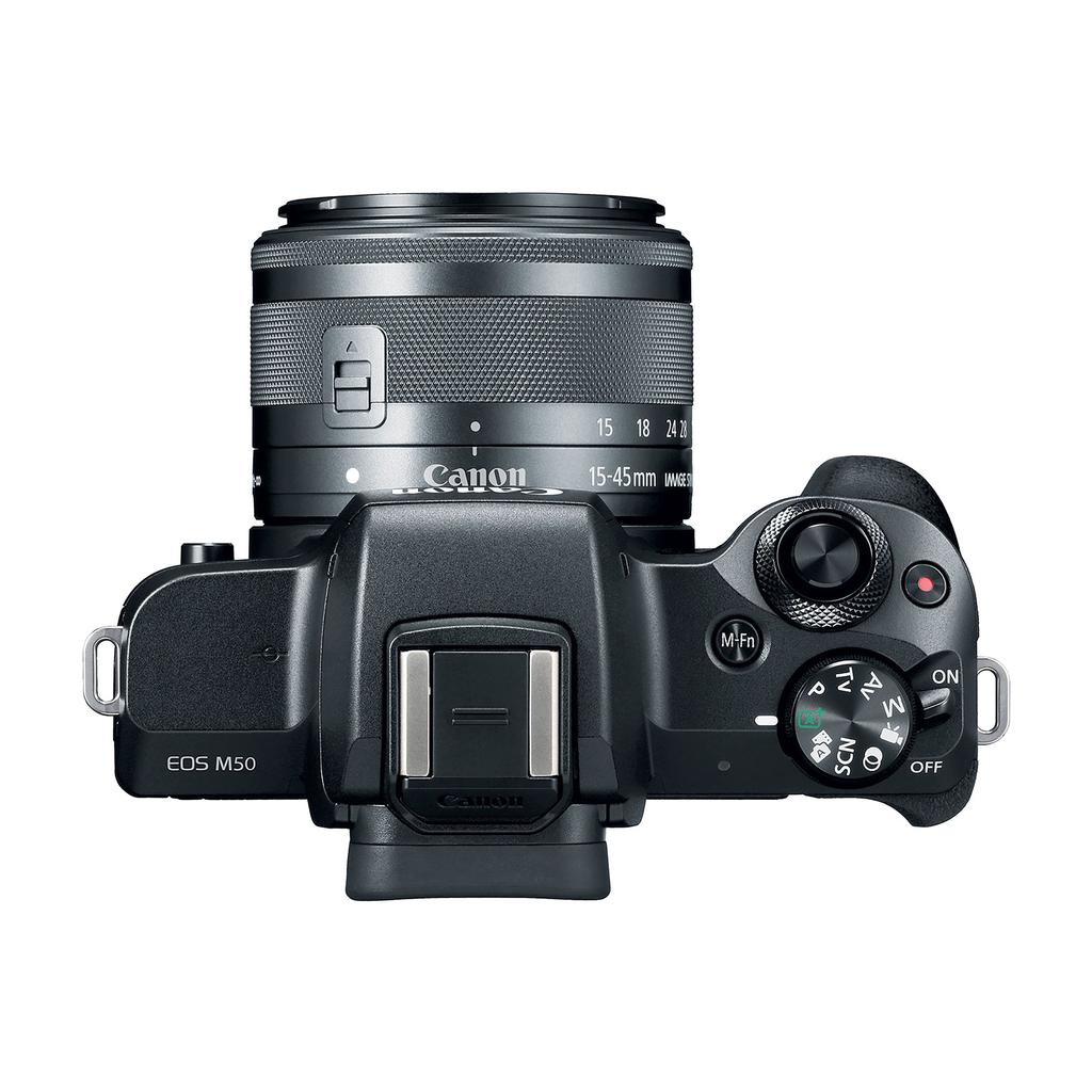 Canon Беззеркальная камера EOS M50 + зум-объектив EF-M 15-45mm f/3.5-6.3 IS STM