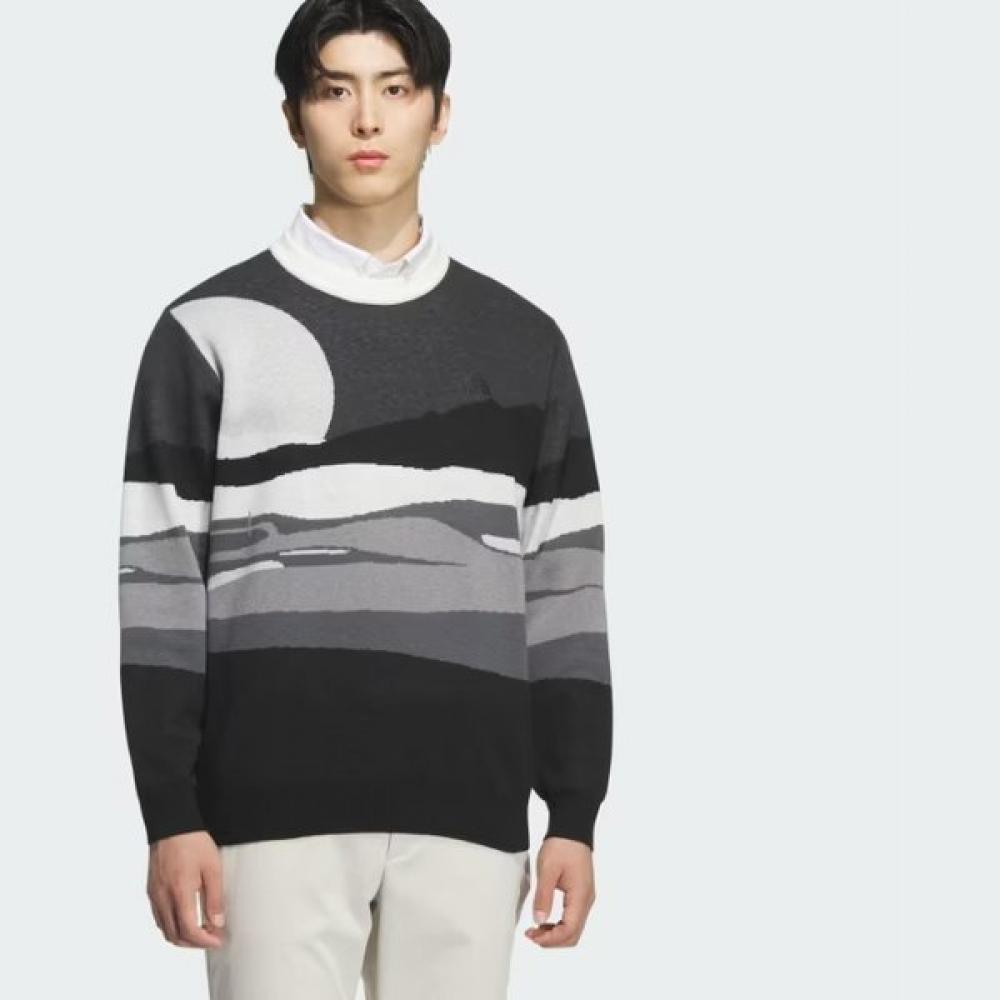 Adidas Golf 25fw Men S Graphic Sweater Jm2933
