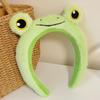 Chicken Plush Animal Headband Kawaii Funny Hair Hoop Hairbands Cartoon Frog Headband  Indoor