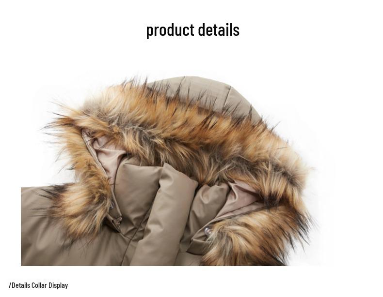 Мужская высококачественная куртка Zuo Shan Diao с капюшоном и меховым воротником, утолщенный хлопковый утеплитель, искусственная кожа, теплая куртка-пуховик