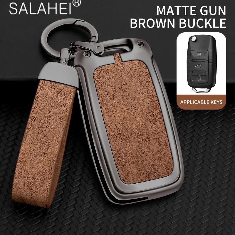 Чехол для автомобильного ключа из цинкового сплава, держатель для VW Volkswagen Polo Tiguan Passat B5 B6 B7 Golf 4 5 6 MK6 Jetta Lavida, аксессуары