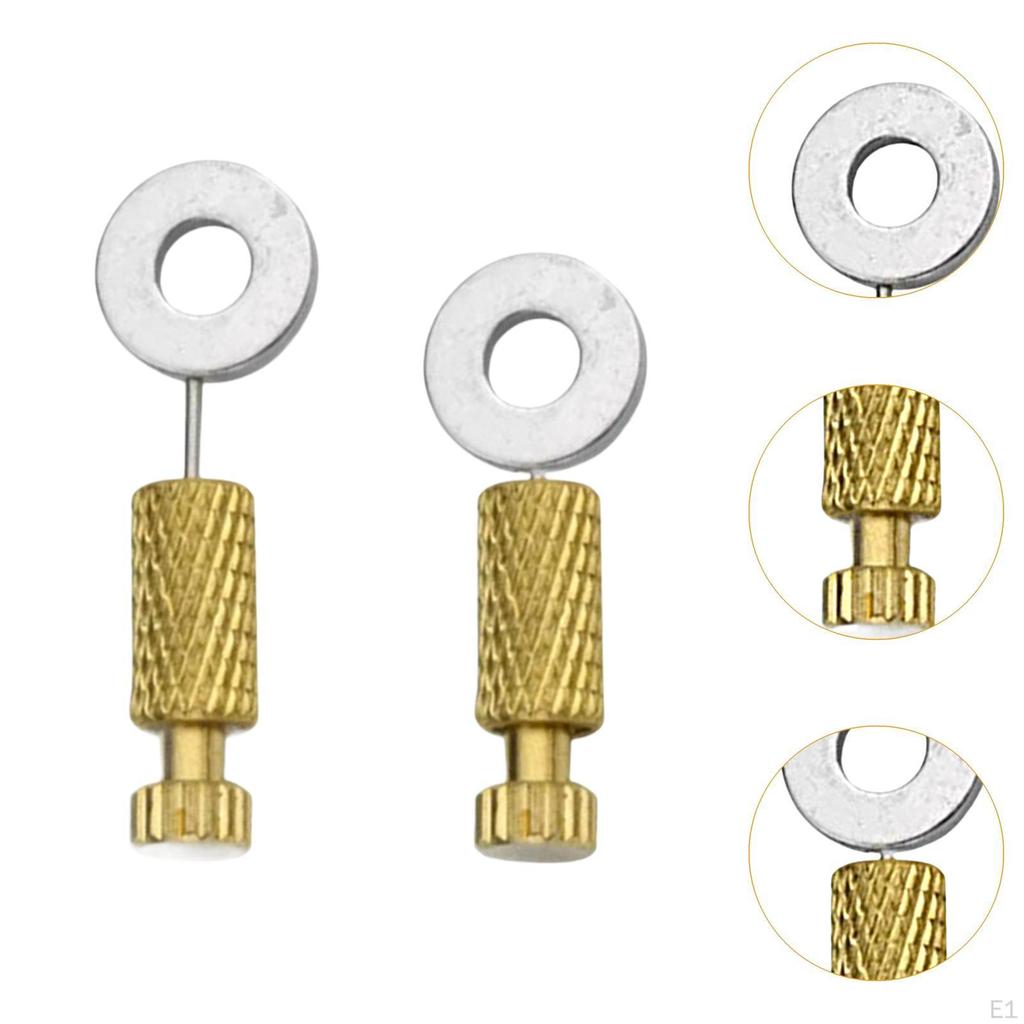 6 шт. штифтов для фиксации шитья кожи, латунных, для рукоделия, своими руками