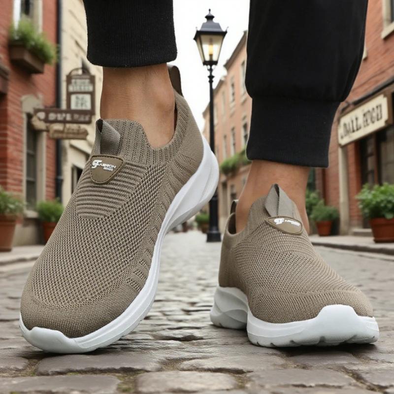 New Men's Walking Shoes Stretch Flex Mesh Male Yoga Fitness Shoes Fashion Breathable Vulcanized Fitness Sneakers Tenis Masculino