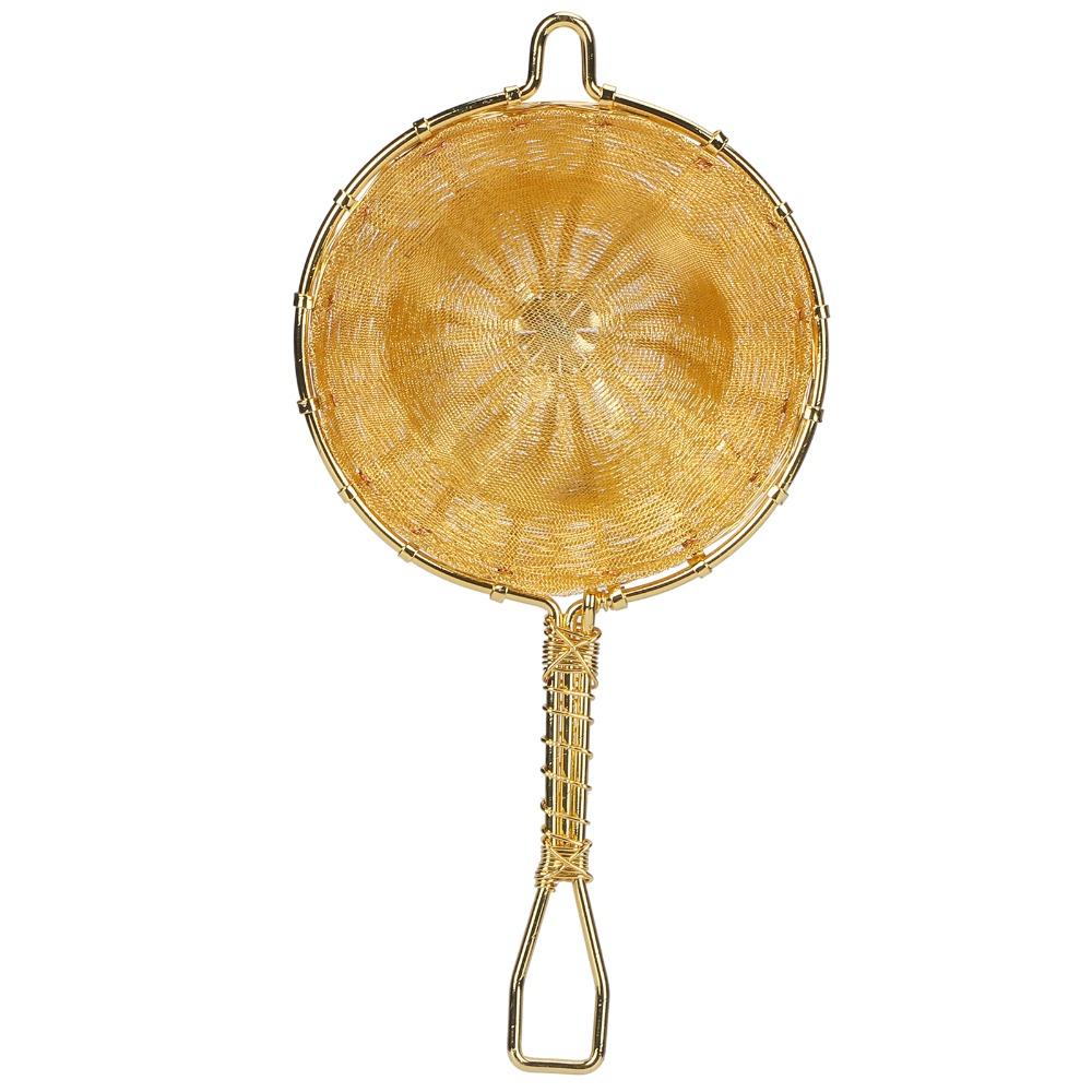 Long Handle Design Tea Infuser Strainer Hand Made Copper Tea Infuser Loose Leaf Brewing