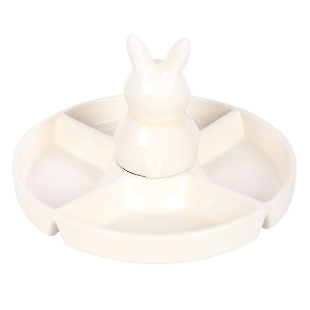 Something Different Chip & Dip Bunny Snack Dish