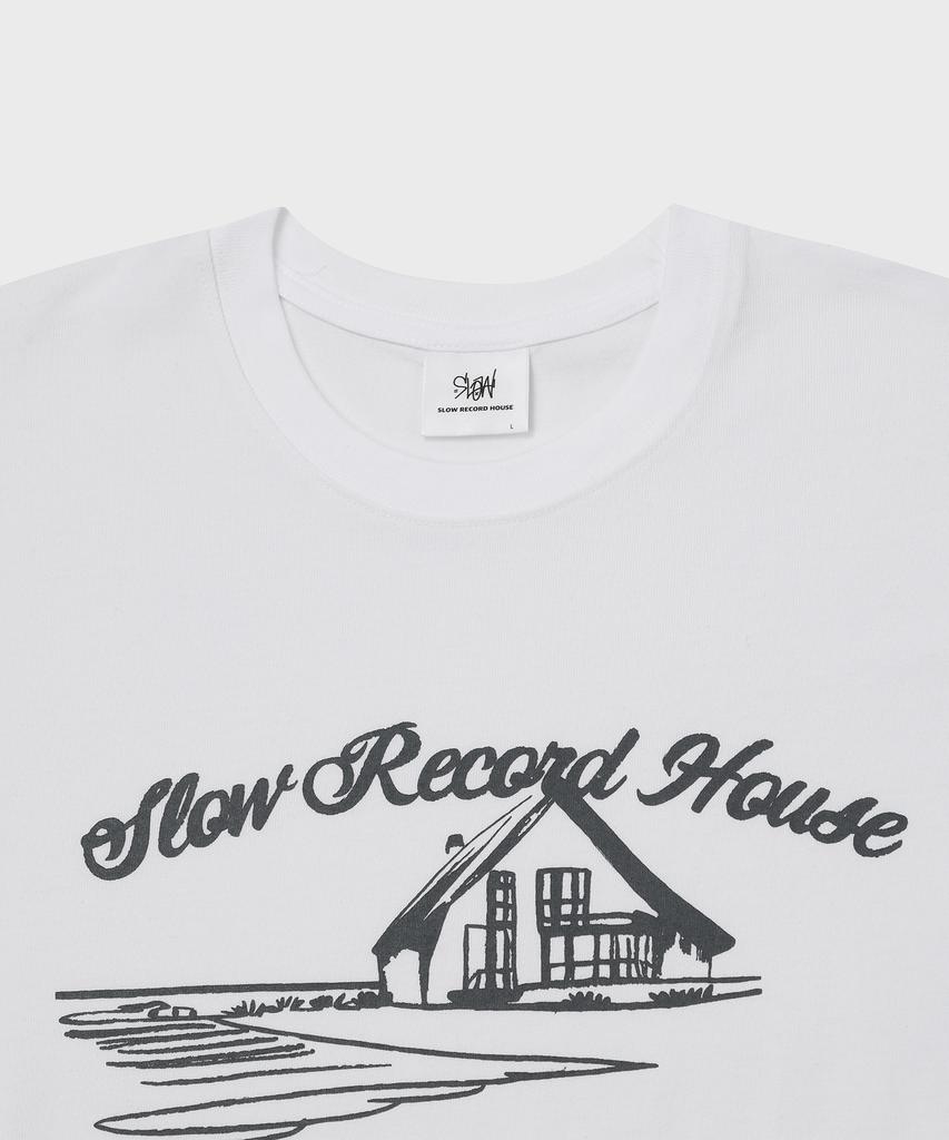 SLOW RECORD HOUSE Дом Эскизов Футболка с коротким рукавом [2 цвета]