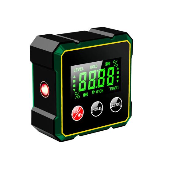 Цифровой угломер с прочным магнитным основанием, ЖК-дисплеем, высокоточный водонепроницаемый инклинометр IP54, цифровой уровень для деревообработки