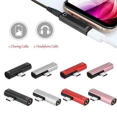 Тип C USB C до 3,5 мм Aux аудиокабель для наушников Внешний микрофон Аудиоразъем для наушников Микрофонный адаптер