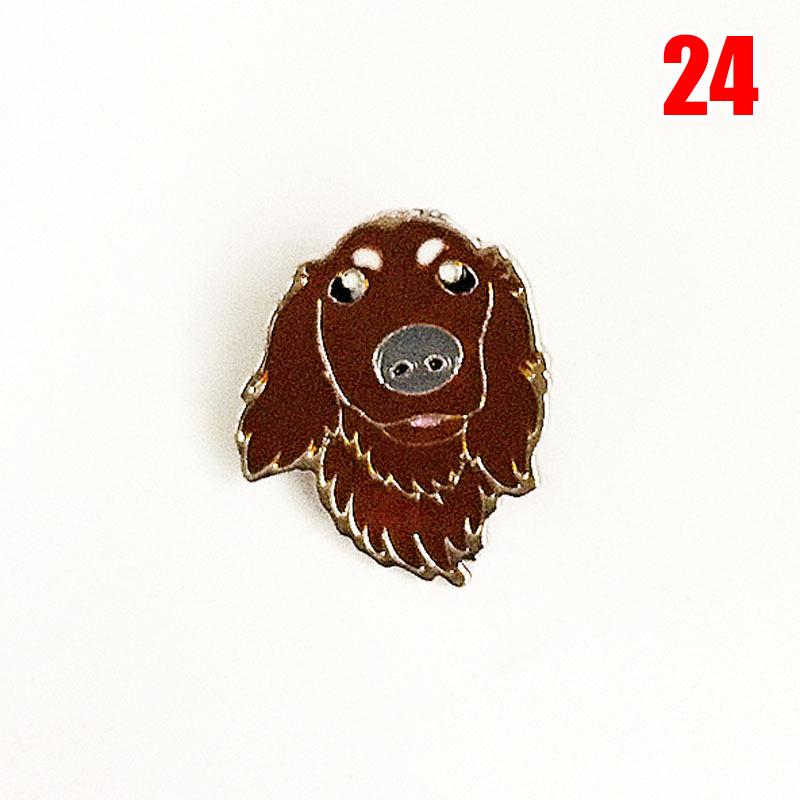 1PC Cartoon Pendant Dog Jewelry Dogs Brooches Pins Dachshunds Corgi Badge Decorated Cute Brooches
