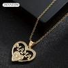Temperament Simple Women's Jewelry Cold Wind MOM Pendant Mother's Day MAMA Versatile Necklace Internet Celebrity Jewelry
