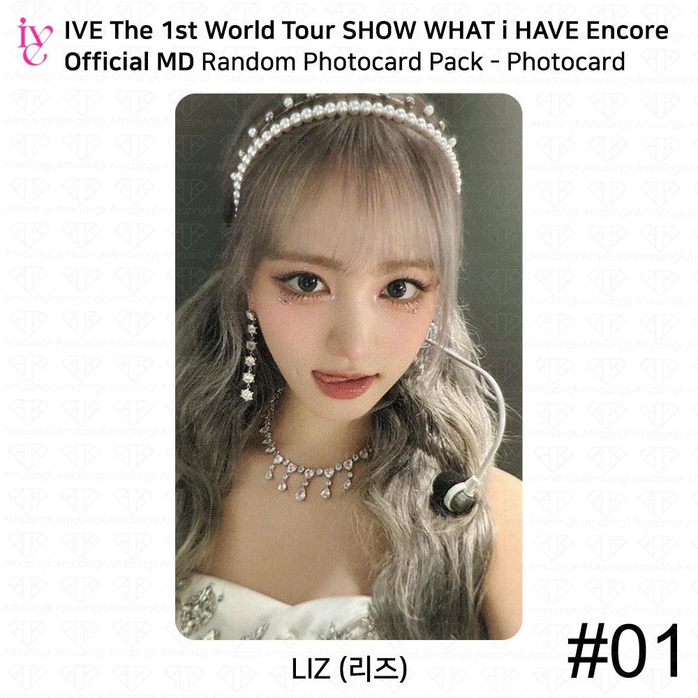 IVE Первый мировой тур SHOW WHAT I HAVE Encore MD Случайный набор фотокарточек