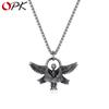 Ожерелье из нержавеющей стали в стиле ретро с крыльями ангела для мужчин