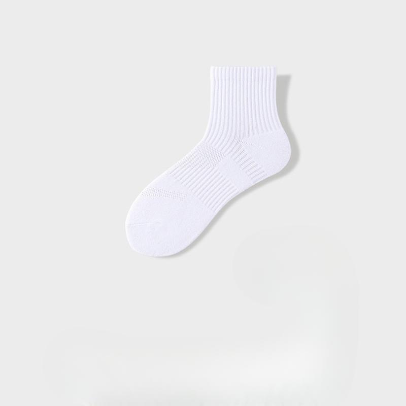 Мужские летние сетчатые дышащие дезодорирующие влагоотводящие спортивные носки-трубы из хлопка