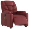 VidaXL Fauteuil de Massage Inclinable Électrique, Chaise de Relaxation avec Dossier et Repose-pied Réglables, Siège de 3204655