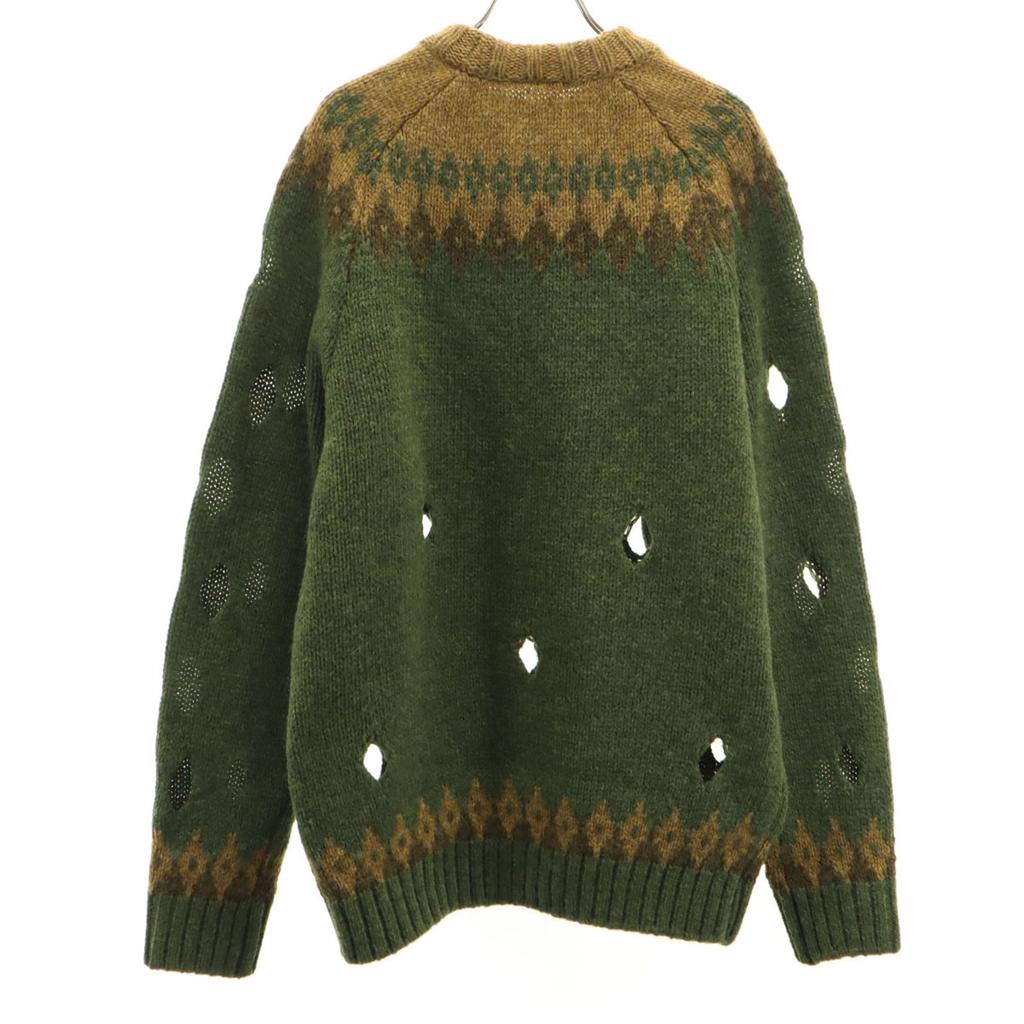 Unused KAPITAL Made In Japan Long Sleeve 3G Cutout Raglan Sweater 3 Knit Women Used