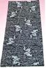Print Japanese Tenugui with a Dragon Dragon Tenugui for Good Luck and Prosperity In All-over (hand Towel) Pattern Black. (hand Towel) Business.