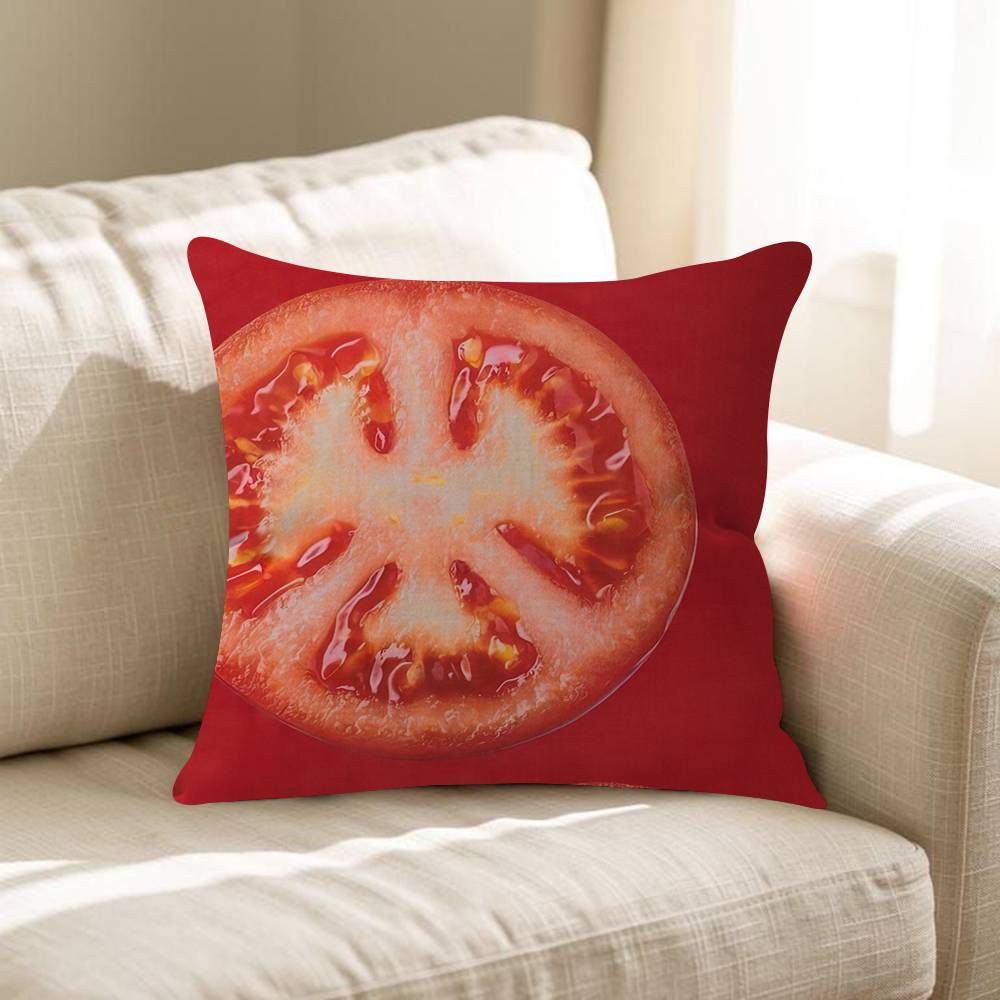 Pink Tomato Tins Retro Pillowcases Home Bedding Decorative Pillow Cover Wedding Super Soft Pillow Case