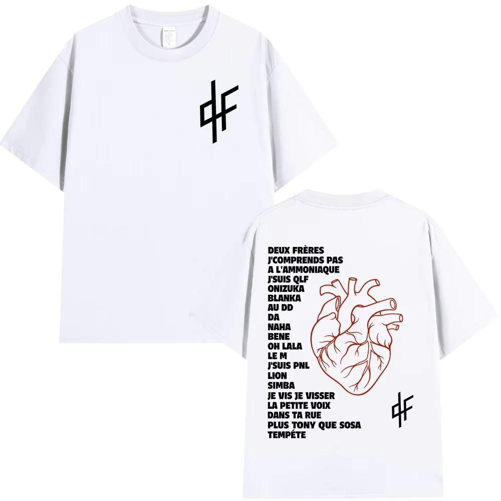 2026 SpringSummer Rap Artist PNL Le Monde Chico Album Mens and Womens Fashion HipHop Cotton Casual TShirts