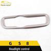 GS8 Headlight Control Bright Ring Stainless Steel Center Console Adjustment Decorative Sticker