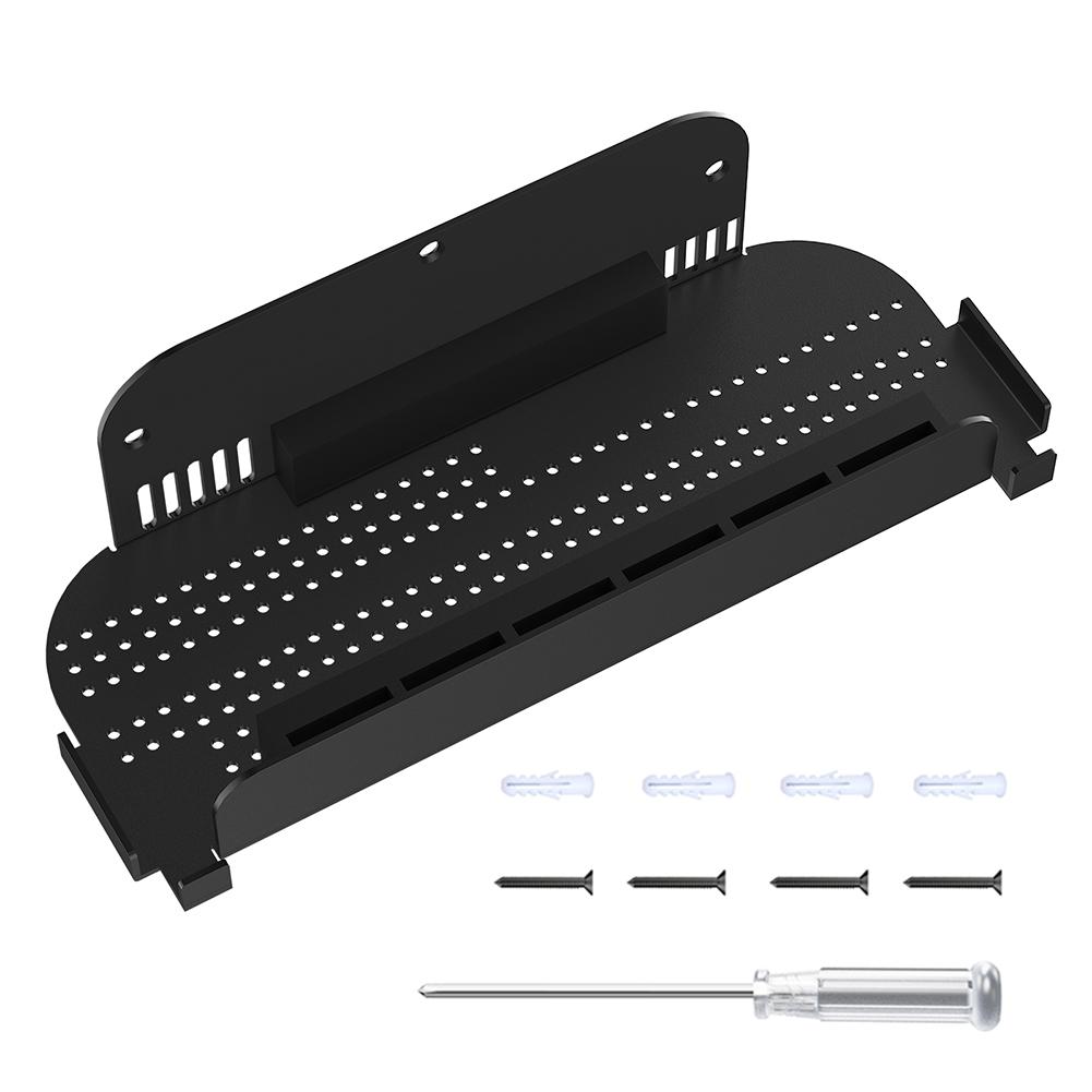 Настенное крепление для игровой консоли Подставка для хоста для Nintendo для Switch 2/Switch/Switch OLED Стойка для хранения хоста Металлическое настенное крепление Настенная подставка