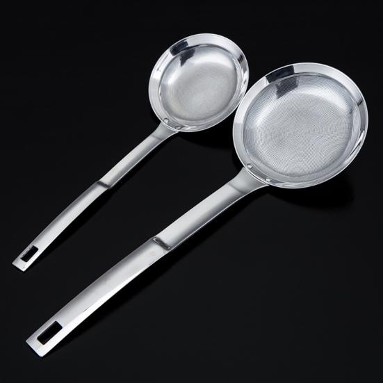 Мелкоячеистая проволока из нержавеющей стали, скиммер для масла, сито, дуршлаг для муки, кухонная ложка