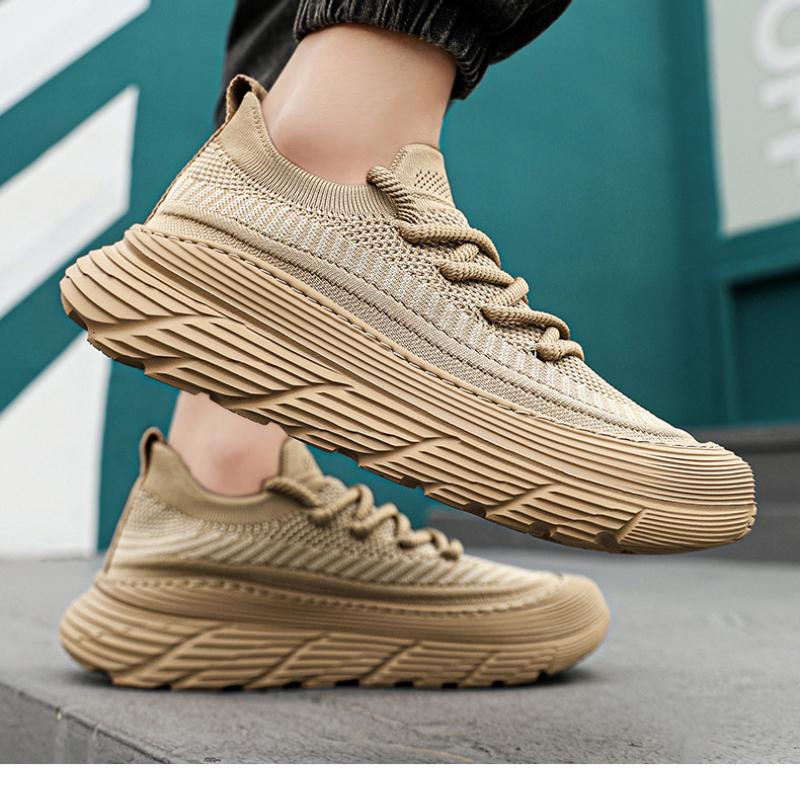 Мужская дышащая сетчатая повседневная обувь Весенние мужские вулканизированные кроссовки Повседневная обувь Универсальные повседневные простые кроссовки со шнурками Tide Daily Sport Shoes