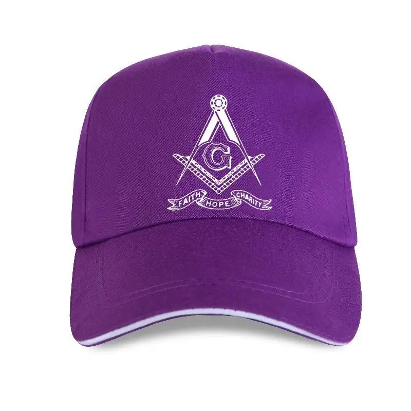 Бейсболка с черной графикой Masonic Freemasons Square Compasses Faith Hope Charity 2021 года