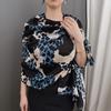Women's Sexy Leopard Print Scarf Soft Viscose Blend Breathable & Warm, Vintage Style, Machine Washable, Perfect for Casual Out