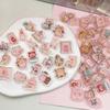 2 см/Мини Милая Свинка акриловые детали двусторонние высокая четкость DIY чехол для телефона брелок милая маленькая свинка мультяшный подарочный аксессуар игрушка