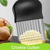 Картофельный резак для волнистой нарезки Картофельный резак для гофрированного картофеля Картофельный резак из нержавеющей стали Многофункциональный слайсер для овощей Кухонные принадлежности Аксессуары