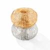 Xiyin TEMU hot-selling personality geometric round bracelet European and American exaggerated elastic hollow metal wind jewelry women