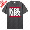 KRL MRX Tshirt Kommun Is Mus So Zialis Mus Marx Revolution Castro Lenin Engels Graphic Tshirts Unisex Cotton Fashion Vintage Tee