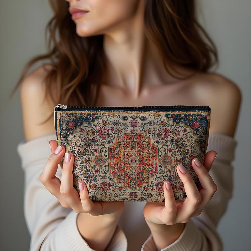 Косметичка в богемном этническом стиле, портативная многофункциональная сумка для хранения, дорожная косметичка, большая вместительная косметичка для девочек