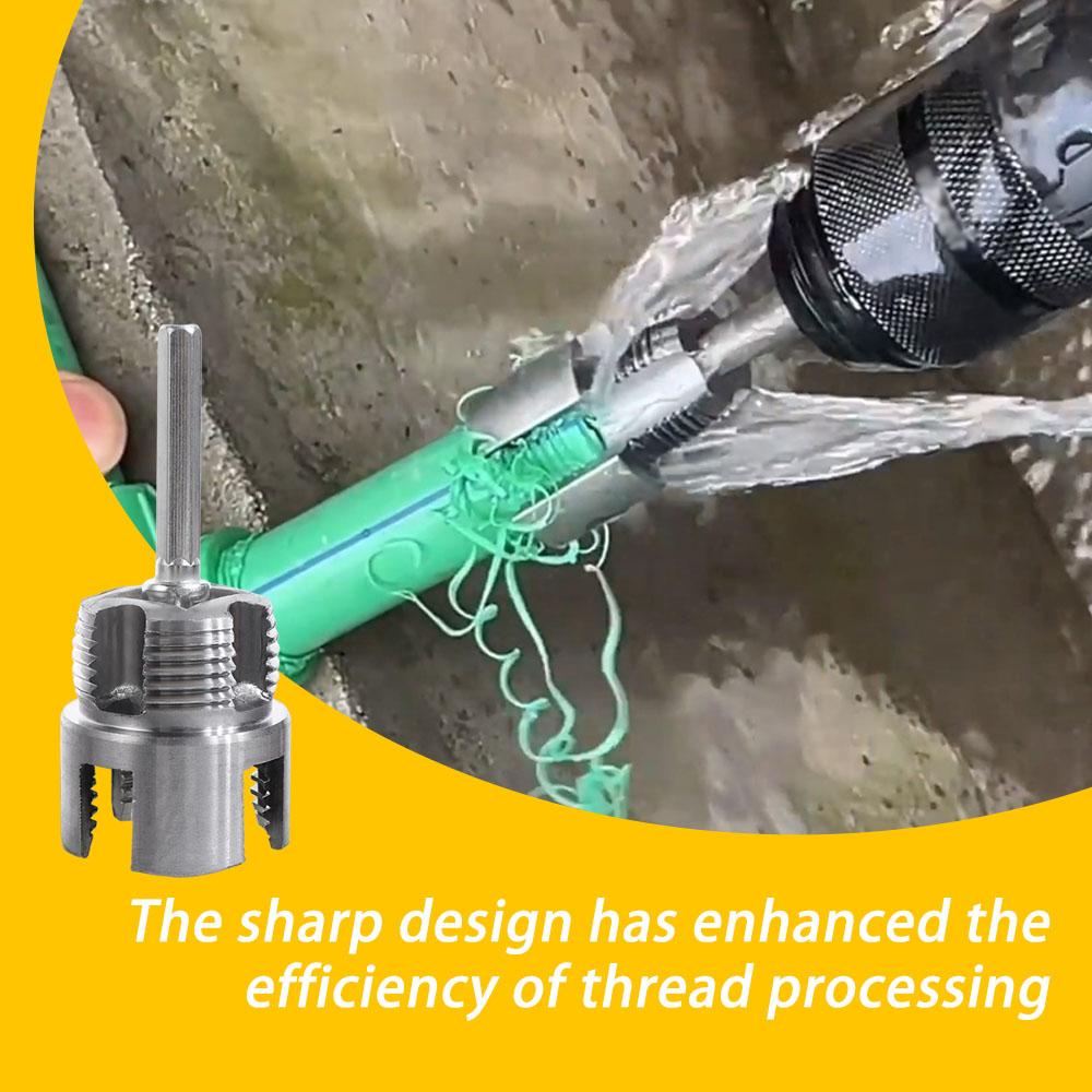 1 Inch Pipe Threader Internal External Universal Thread Tool PVC PPR Threading Tap Plumbing Work