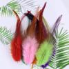 100-500pcs Colorful Pheasant Feathers 8-13CM Chicken Rooster Feather for Handicraft Fly Tying Jewelry Earring DIY Plumage