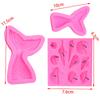3PC/Set Mermaid Tail Fondant Cake Moulds Silicone Mold Cake Decorating Baking Tools Handmade Soap Mold Fish Fork Tail