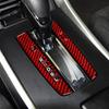 Real carbon fiber car gear shift panel cover trim for 2014-2017 honda accord