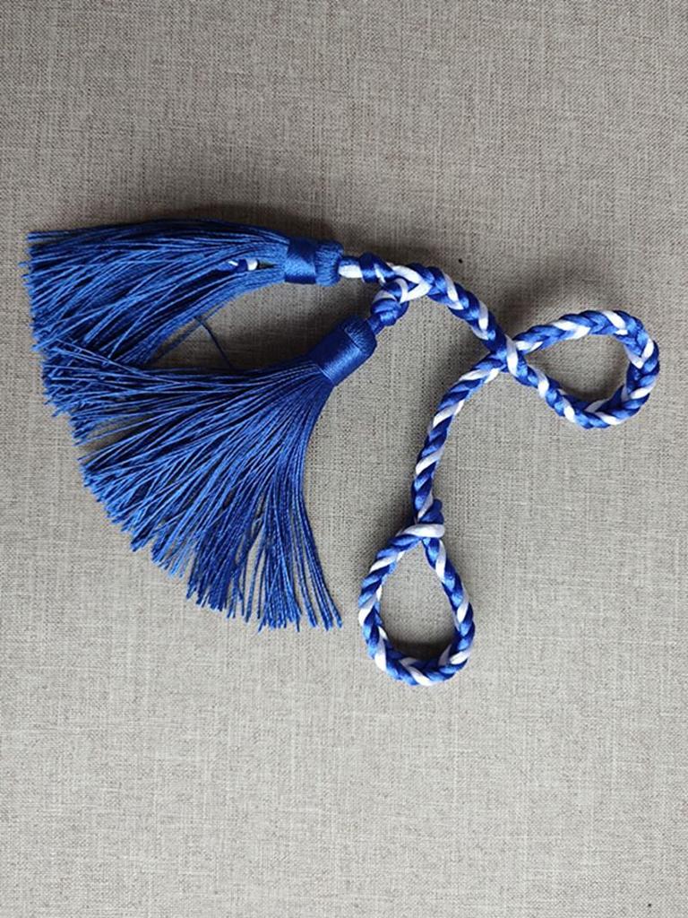 Hand-Woven Recurve Bow String Guard with Finger Tab Anti-Slip Cord